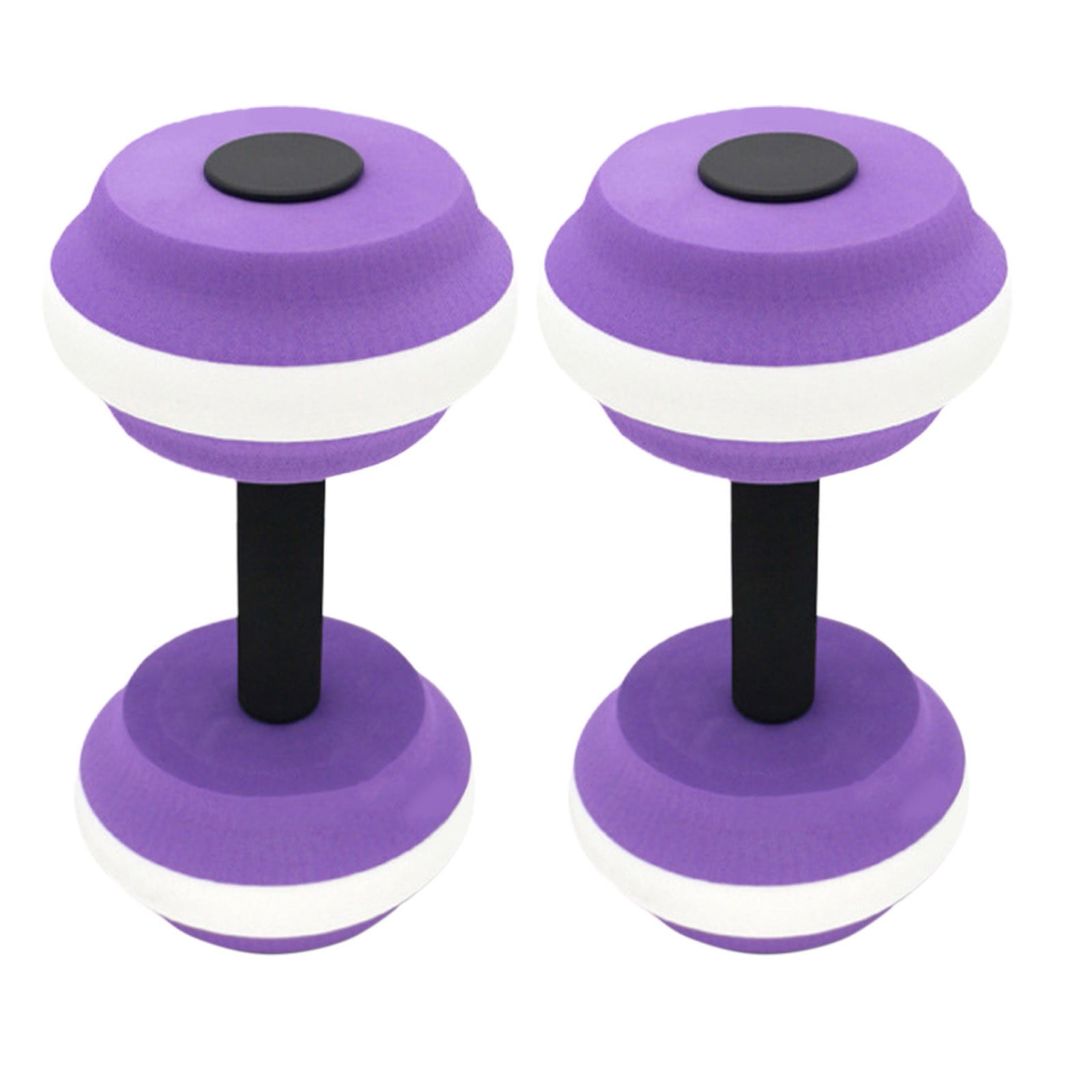 Water Aerobic Dumbbells Set of 2 EVA Floating Pool Weights for Beginners and Aquatic Fitness Training