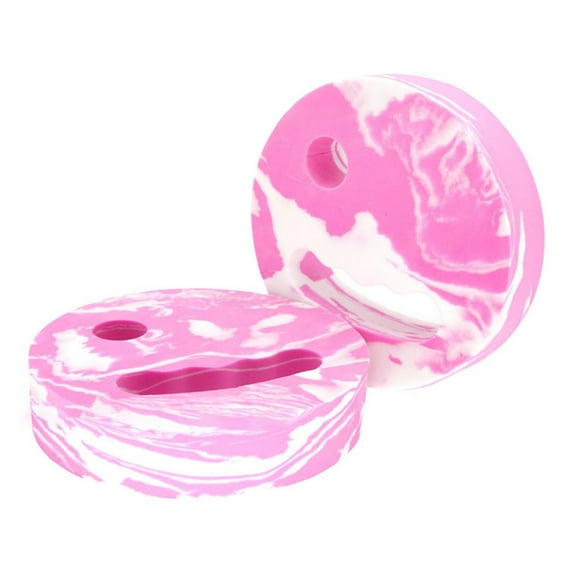 Water Aerobics Discs Set (2-Pack) - EVA Foam Handheld Swim Float Boards for Aqua Fitness, Pool Resistance Training & Beginner Swimming - Camouflage Design