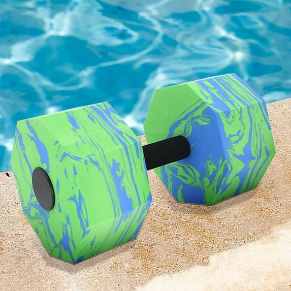 Water Aerobics Dumbbell Float for Adults, Octagonal Swimming Exercise Foam, Water and Aquatic Equipment