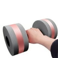 thumbnail image 1 of Water Aerobics Dumbbells, 2 Pack EVA Foam Aquatic Barbells for Pool Fitness Exercises, Resistance Hand Bars for Swimming and Water Therapy, 1 of 4