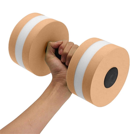 Water Aerobics Dumbbells, 2 Pack EVA Foam Aquatic Barbells for Pool Fitness Exercises, Resistance Hand Bars for Swimming and Water Therapy
