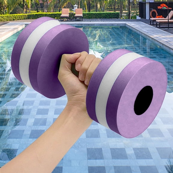 Water Aerobics Dumbbells EVA Aquatic Barbell Set, Pool Exercise Equipment For Water Fitness Training, Lightweight Floating Resistance Weights For Swim Pool Workout