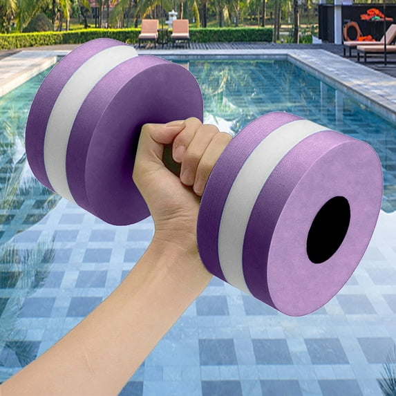 Water Aerobics Dumbbells EVA - Fitness Aquatic Barbell for Pool Exercise, Aqua Exercise Equipment