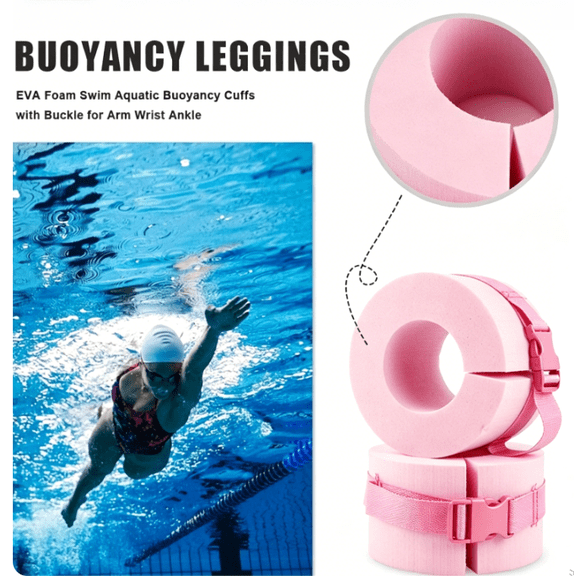 Water Aerobics Float Ring/Belt to Workout Ankles Arms for Swim Fitness Training C