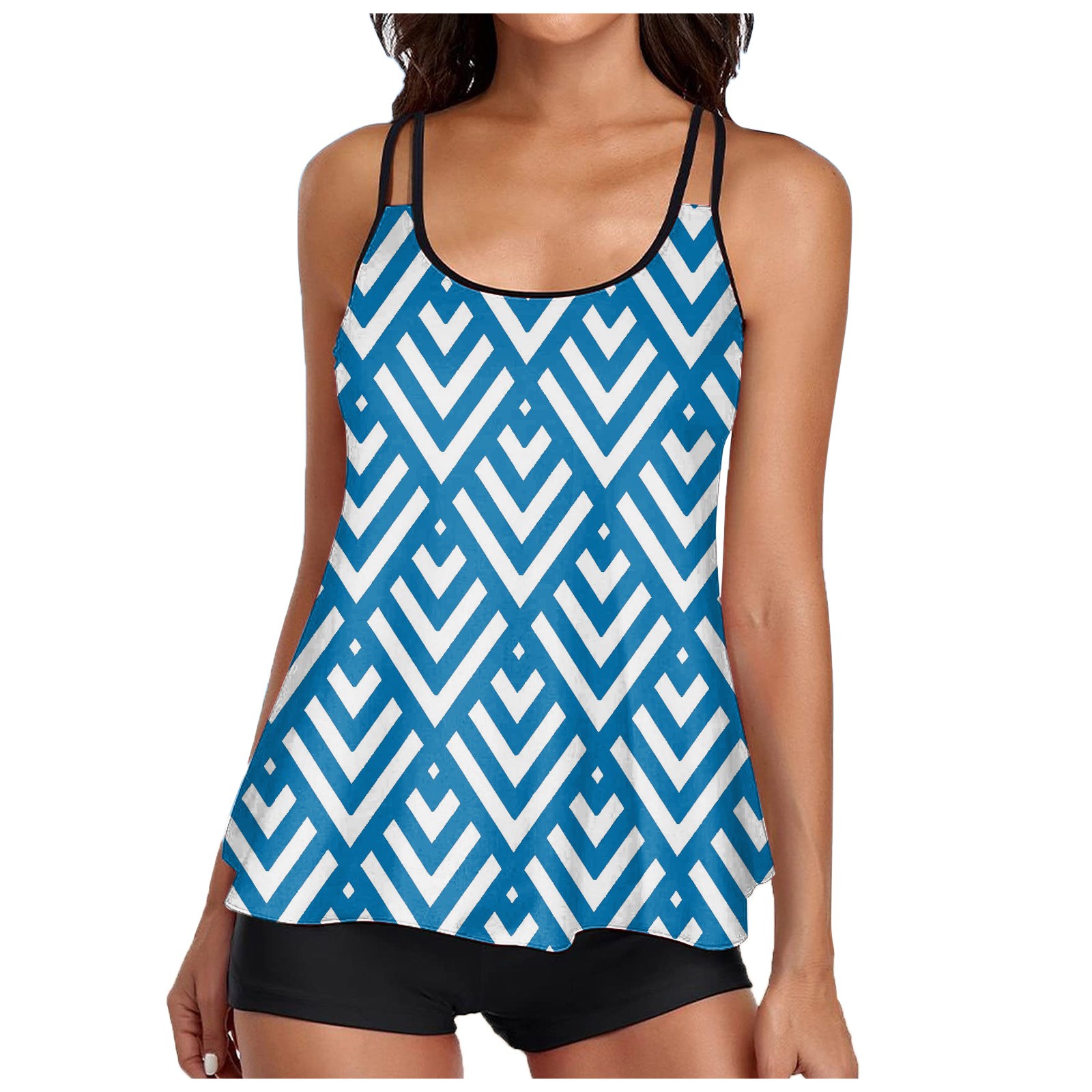 Water Aerobics Swimsuits for Women Ladies Bathing Suits Beach Set High