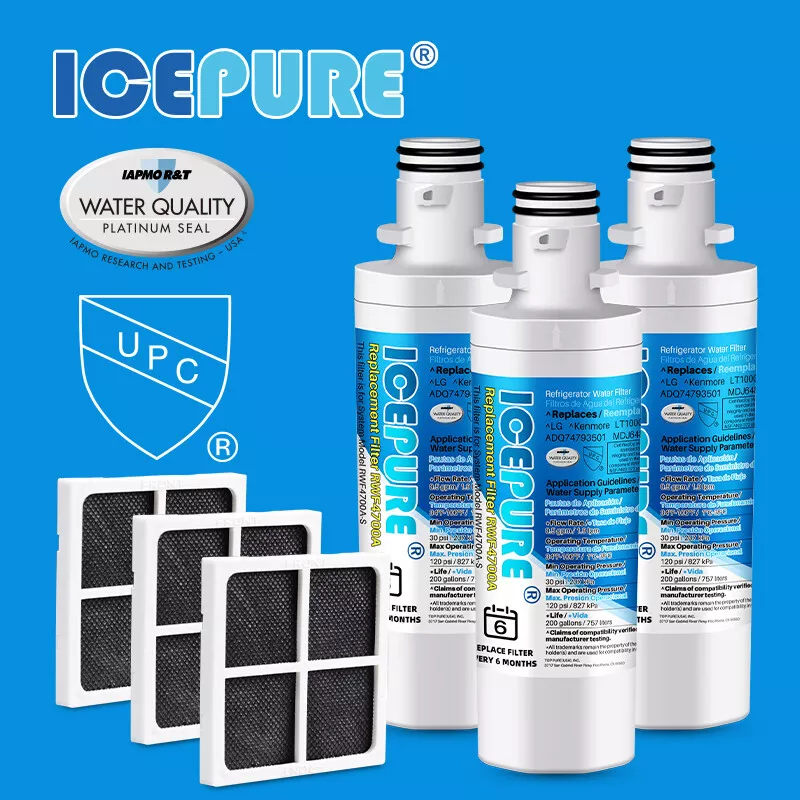 Filtro Aria Per Frigorifero LG LT120F - Sostituisce LT1000P, ADQ73214404 - Misura 80x80x8mm - Foto 4