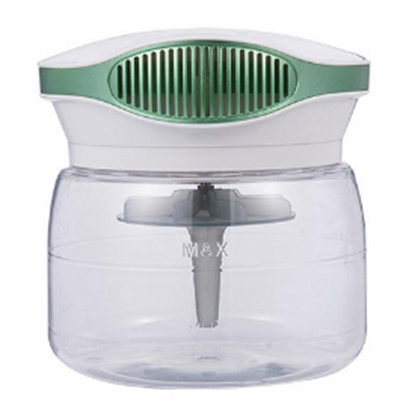 Water Air Purifier for Home, Humidifier, Essential Oils Aroma Fresher with Night Light for Home, Office, Green US Plug