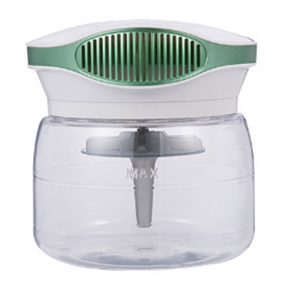 Water Air Purifier for Home, Humidifier, Essential Oils Aroma Fresher with Night Light for Home, Office, Green US Plug