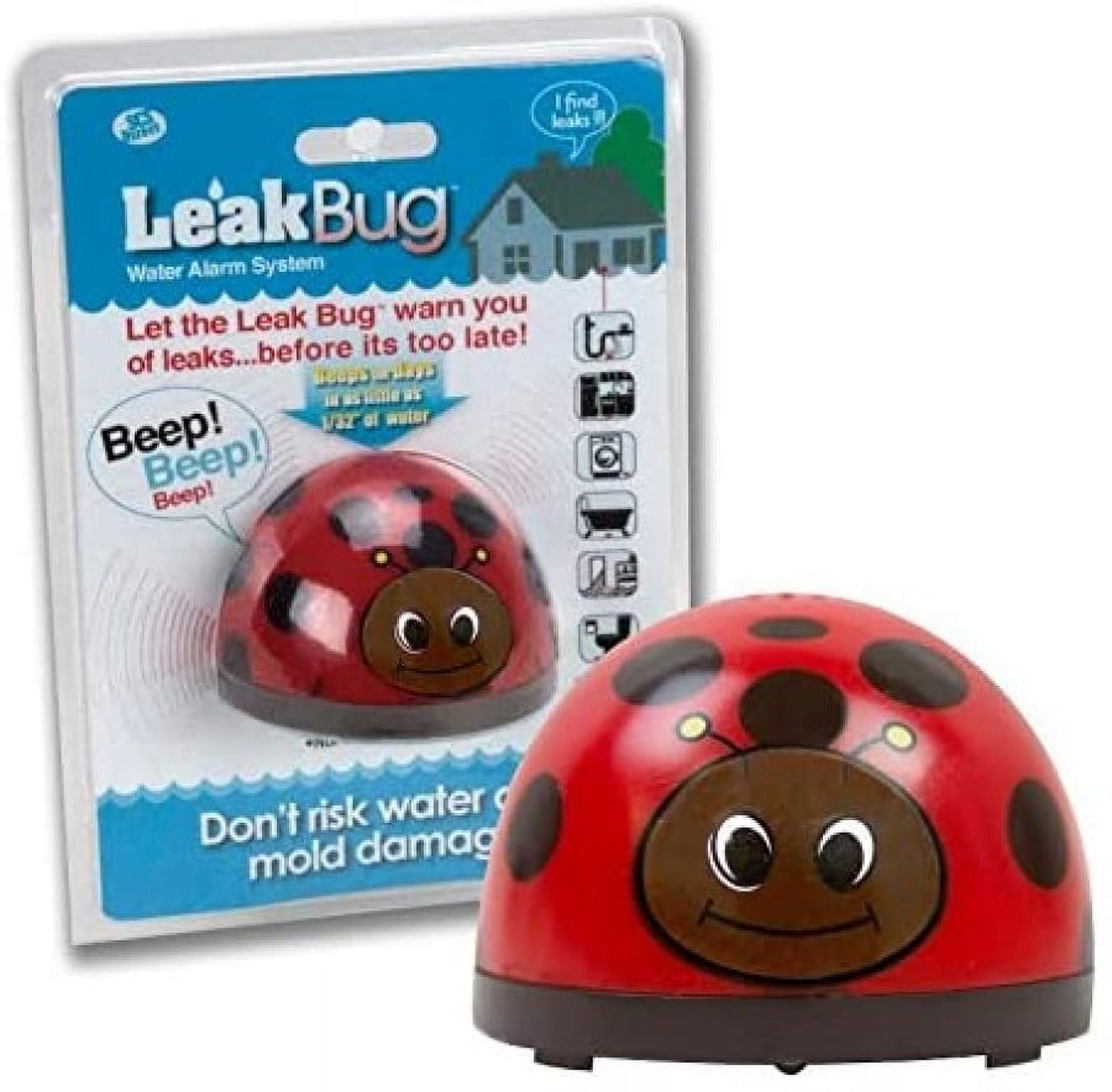 Water Alarm Leak Bug Flood Detector detects as Little as 1/32 Inch of