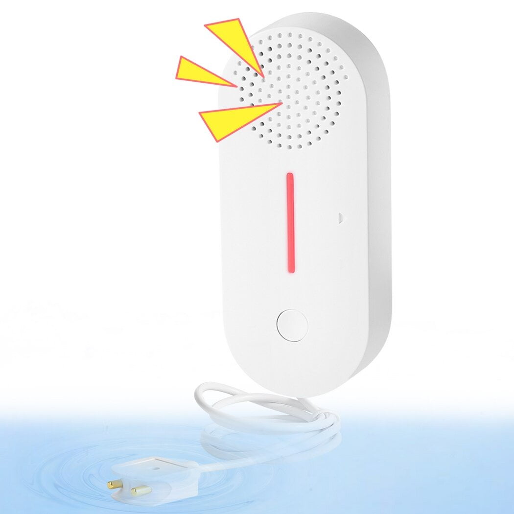 Water Alarm with Siren, Water Overflow Alarm with 100 dB, Water Leakage