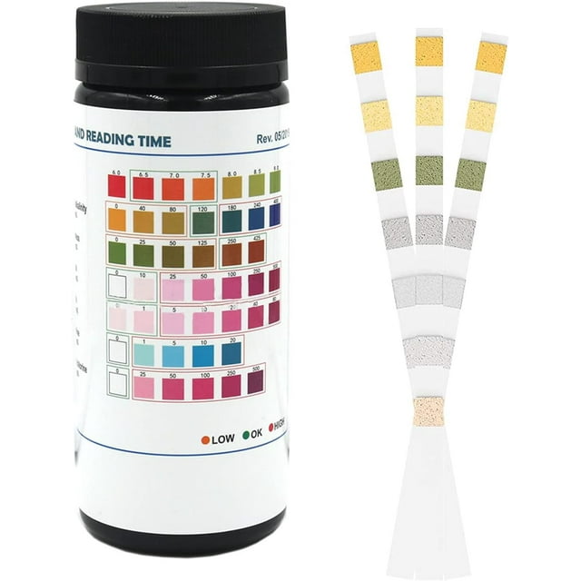 Water Analysis Test Strips Aquarium Test Strips Quick Test Ph Test