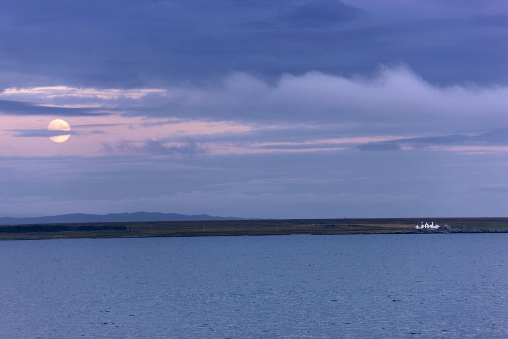 Water And Dark Clouds Canvas Art - John Short  Design Pics (36 x 24)