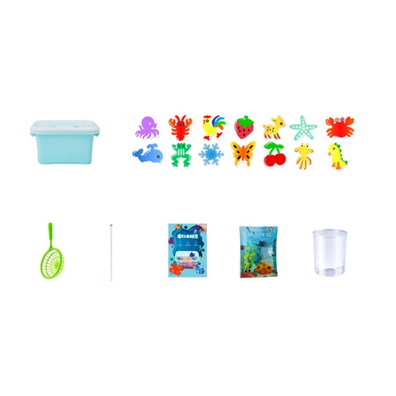 Water Art Craft Kits with Molds Creative Educational STEM Water Jelly Craft Toy For Parent Kids Bonding Activity Supply