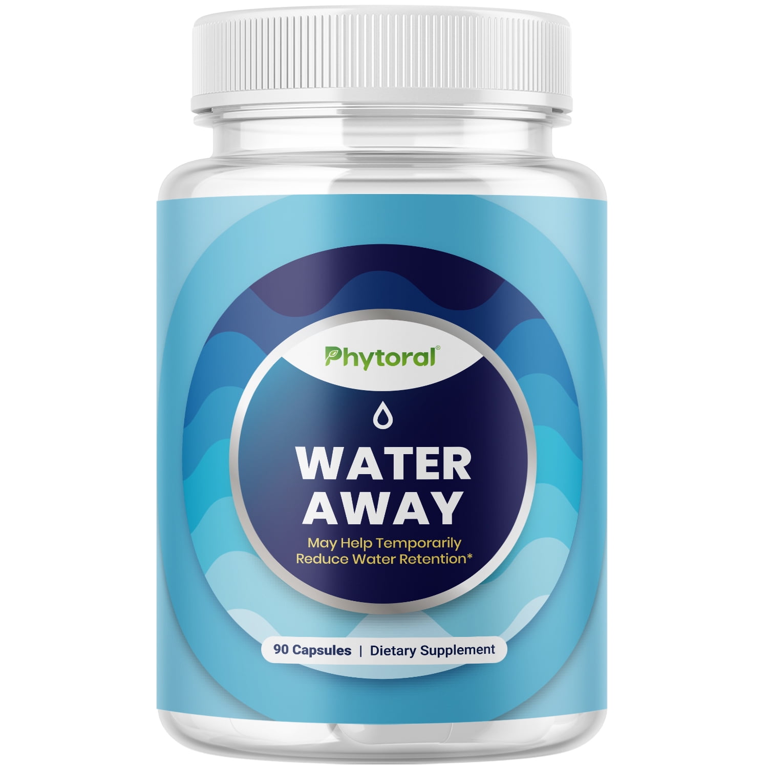 Water Away Diuretic Pills Supplement for Bloating Relief Natural
