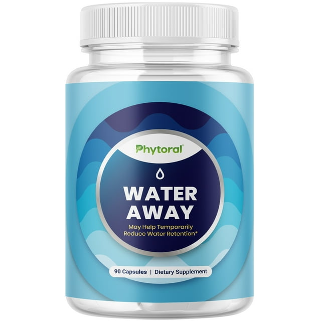 Water Away Diuretic Pills Supplement for Bloating Relief Natural