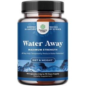 Natures Craft Water Away Diuretic Pills for Water Retention & Bloating Relief, 90 Capsules