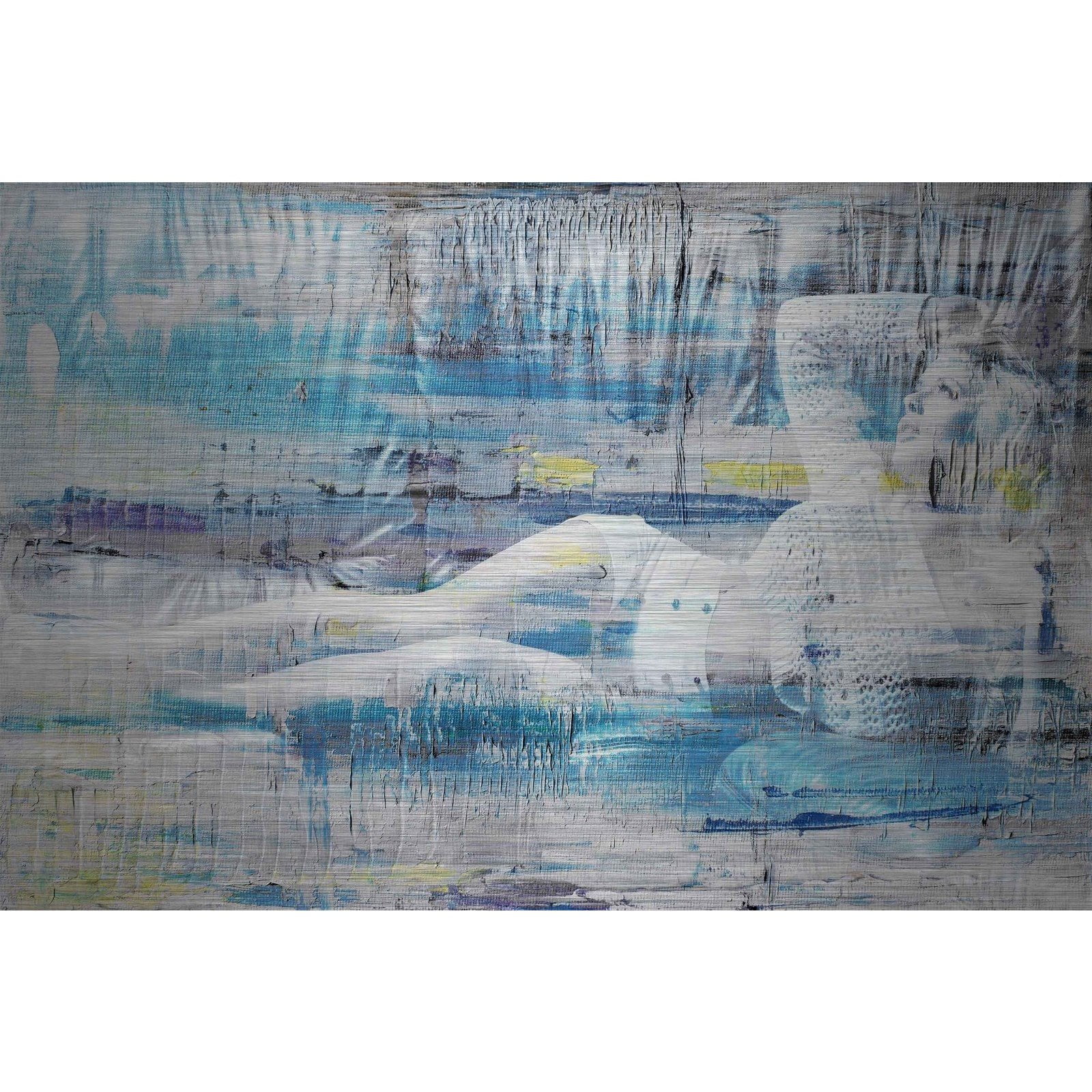 "Water Babe" Painting Print on Brushed Aluminum