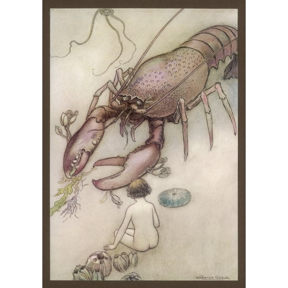 Water Babiestomlobster Poster Print By Mary Evans Picture Library (18 X 24)