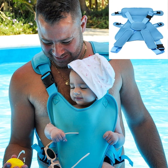 Water Baby Carrier For Newborns, Ergonomic Neoprene Sling, Waterproof Chest Holder For Pool, Land, Family Trips And Everyday Use