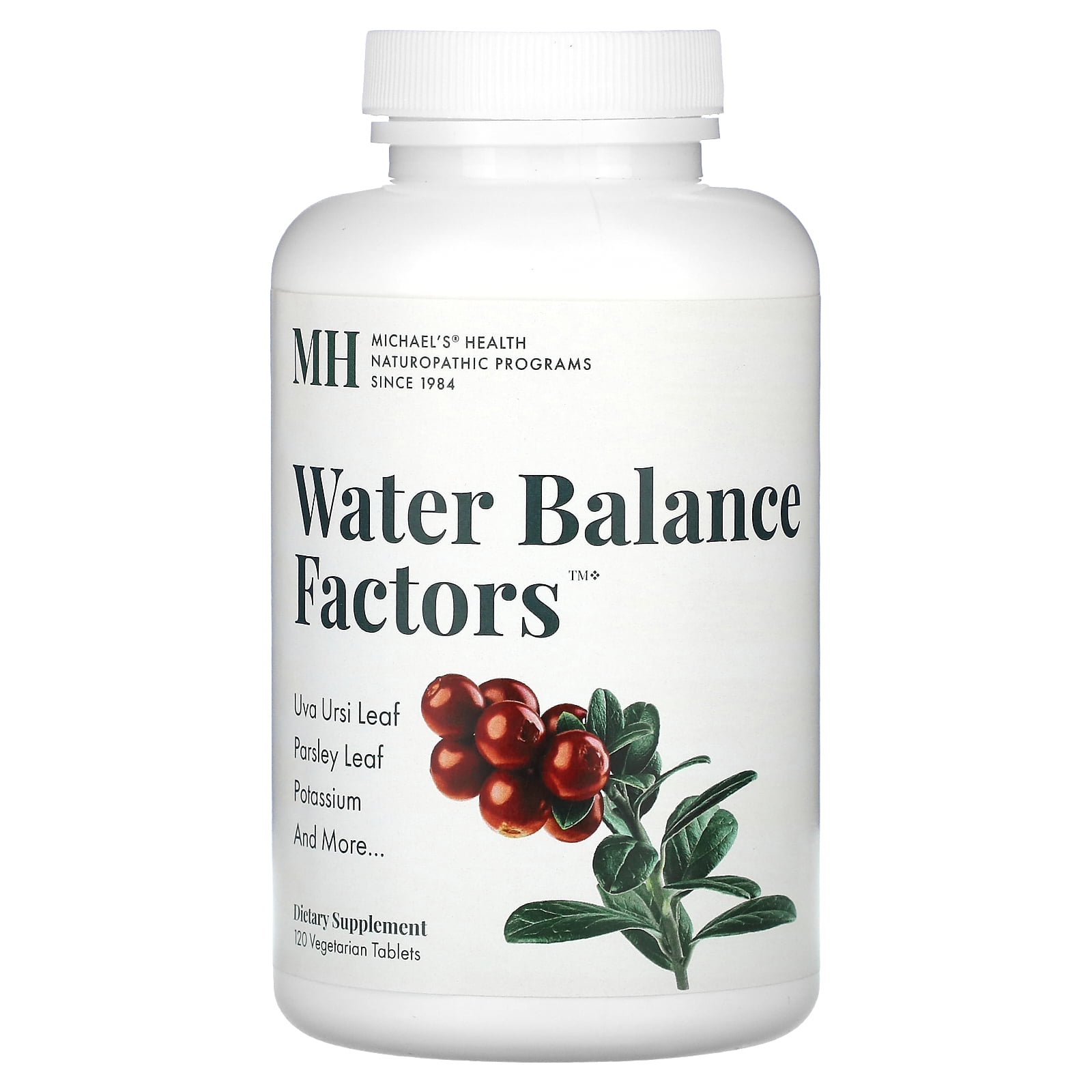 Water Balance Factors, 120 Vegetarian Tablets, Michael's Naturopathic