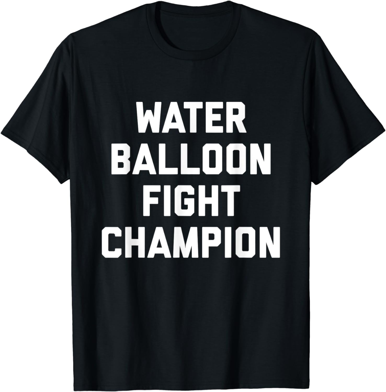 Water Balloon Fight Champion Summer Camp Games Picnic Family TShirt