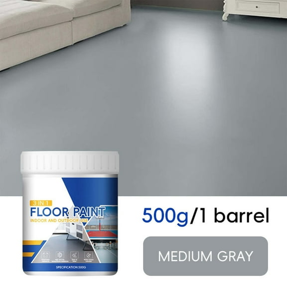 Water-Based Epoxy Floor Paint for Concrete Surfaces - High Solids, Wear-Resistant, Low VOC, Easy Application for DIY Home Projects