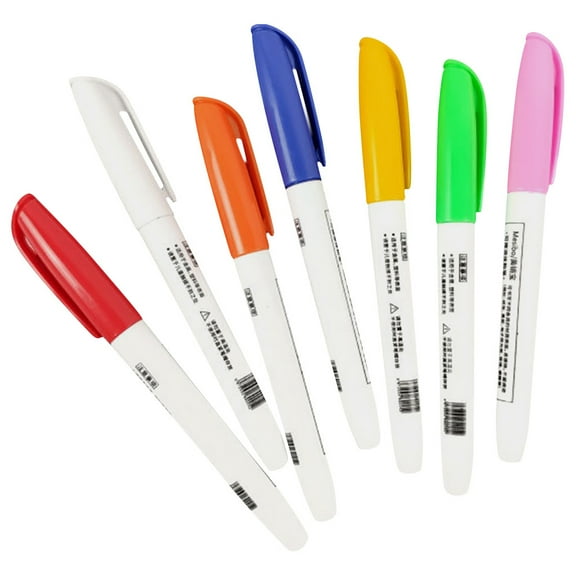 Water-Based Marker Pens for Low Vision, Bold Writing/Marker Pens for Visual Impairment, Best Pens for Seniors Elderly People,7 Pack Watercolor Pen