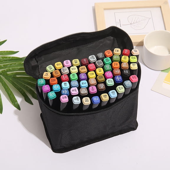 Water-Based Marker Set 60/120 Colors Smooth Flow for Artists A