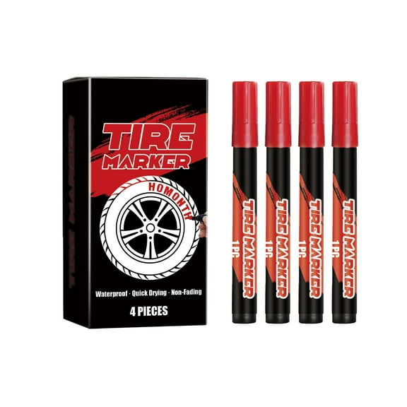 Water Based Paint Pens - Acrylic Markers for Rock Wood Metal Canvas Glass Fabric and Mugs - 4 Pack Medium 3ml Paint Marker Set