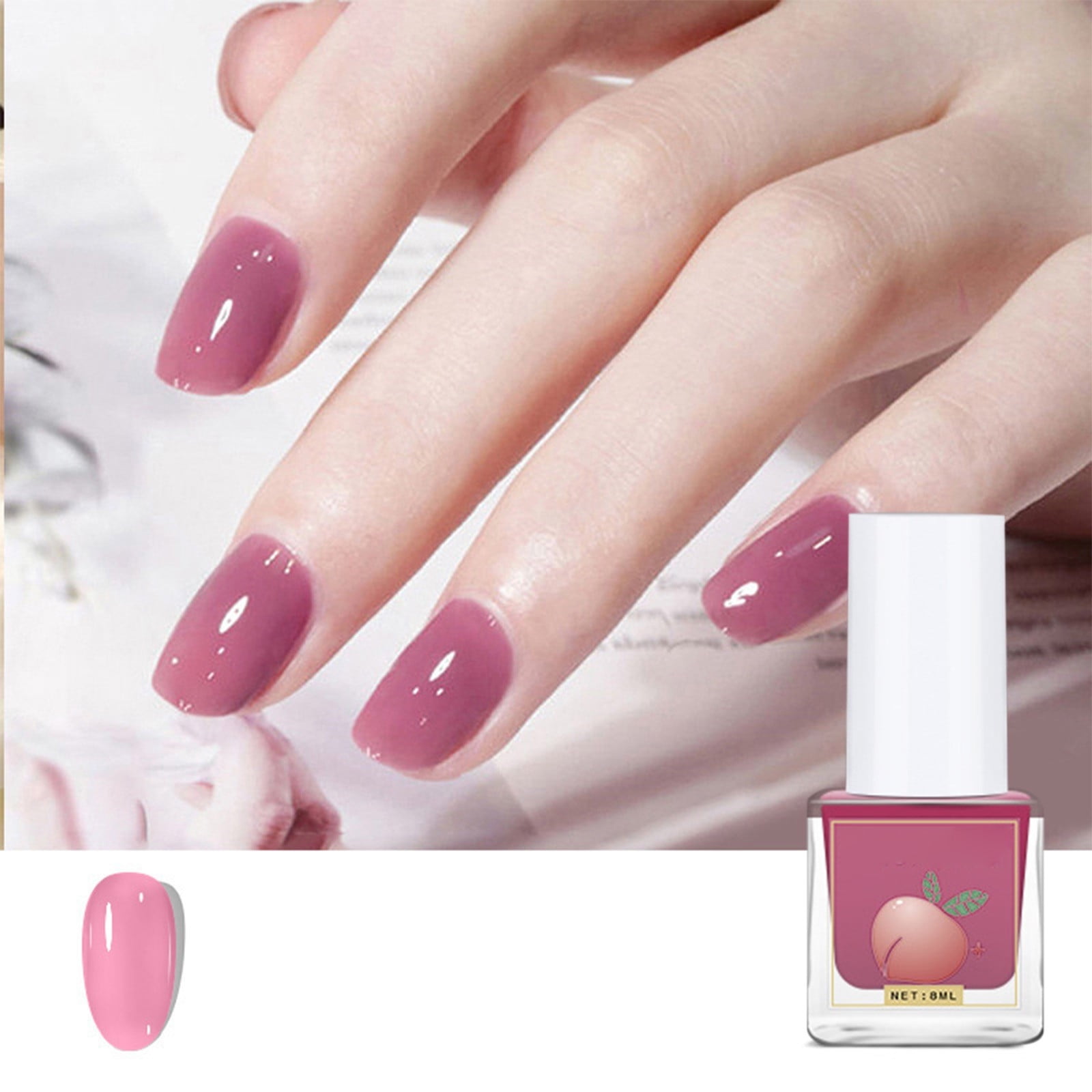 Water Based Peelable Nail Polish Can Be Peeled Without Nail Lamp Quick ...