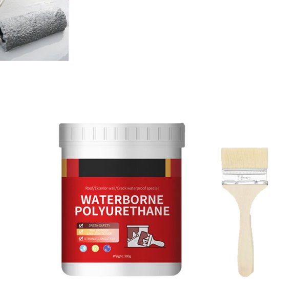 Water-Based Polyurethane Waterproof Coating, 500g Polyurethane Waterproof Coating, Water-Based Rust Removal Converter Metallic Paint (C)