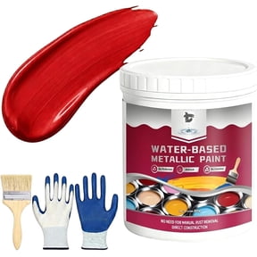 Water-Based Rust Converter Paint, 2 in 1 Glossy Metal Finish Rust Treatment for Car Frames, Iron Gates and Outdoor Garden Furniture, 10.58 Oz