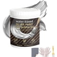 thumbnail image 1 of Water-Based Silver Paint For Metal & Wood, Quick-Drying, With A Shiny Silver Finish, 2.7/5.3/10.6/17.6 Oz Metallic Silver Paint For Diy Crafts & Home Decor (300g), 1 of 6