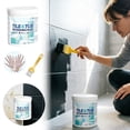 thumbnail image 1 of Water Based Tile Paint for Bathroom – 350ml Ceramic Tub and Tile Refinishing Coating, Low Odor Quick Dry Paint for Bathtub, Sink, Countertop, Glass, Wall & Floor (Black,White), 1 of 6
