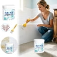 thumbnail image 1 of Water Based Tile Paint for Bathroom – 350ml Ceramic Tub and Tile Refinishing Coating, Low Odor Quick Dry Paint for Bathtub, Sink, Countertop, Glass, Wall & Floor (Black,White), 1 of 8