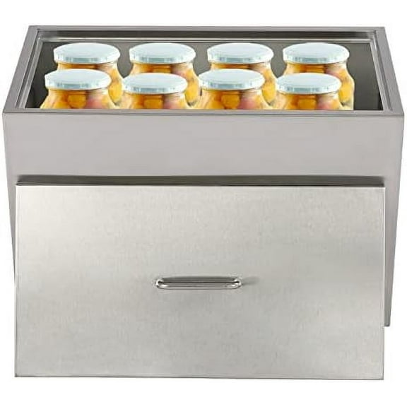 Water Bath Canner, 13.2Gal Stove Top Canner Pots, Stove Top Canning Pot Boiling Water Canners with 2 Can Racks, Stainless Steel Commercial Canning Pots, Stock Pot for Tomatoes Pickles Berries Fruits