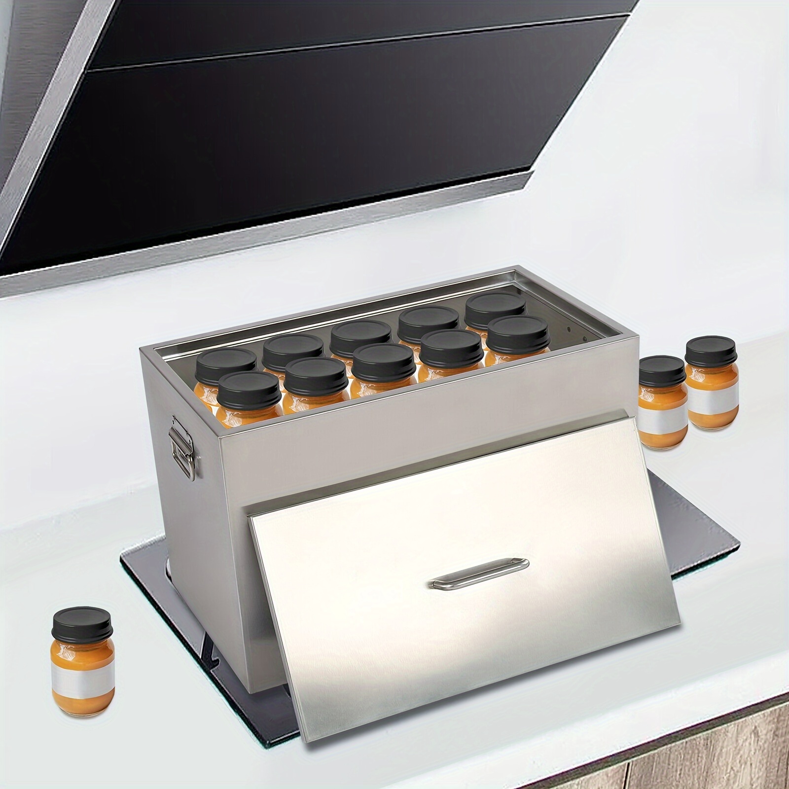 Water Bath Canner, 50L/13.2gal Stainless Steel Canning Pot with 2