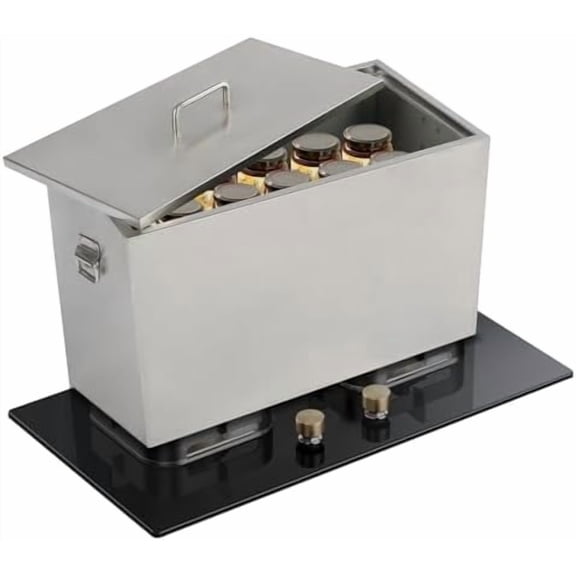 Water Bath Canner, 50L Stovetop Waterbath Canner 20.5''x11.5''x13'' Stainless Steel Boiling Water Canner Pot with 2 Canning Rack & Lid$$Home Decor, Kitchen, & Other