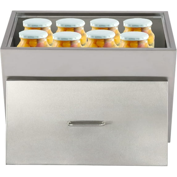 50L/13.2Gal Water Bath Canner, 20.5×11.5×13In Boiling Water Canners with 2 Canning Racks, Stainless Steel Large Stock Pot for Can Tomatoes, Pickles, Berries