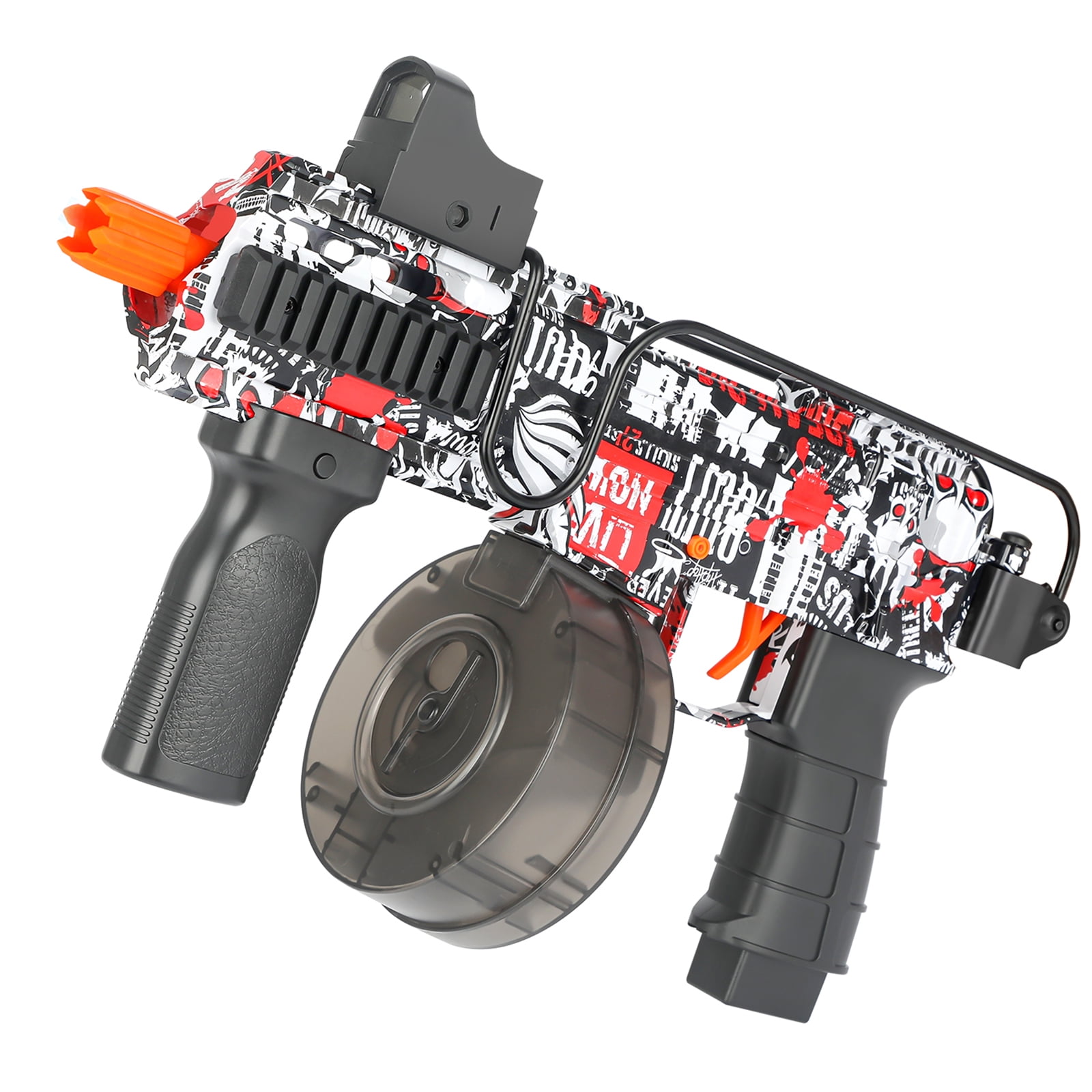 Water Beads Blaster Outdoor Play Toy, Christmas Gifts Toy Blasters for Ages 14+, Red