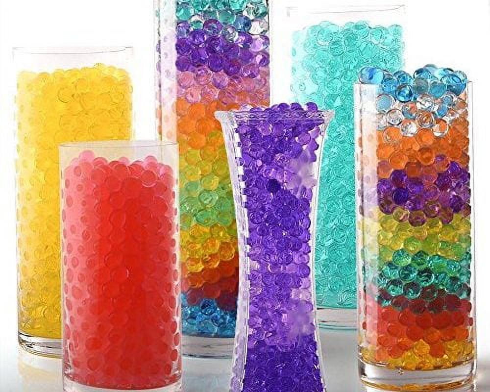 80,000 Water Gel Beads for Vase Filler Mix Color Gel Water Pearls for  Floating Beads Pearls Candles, Wedding, Bridal Showers - AliExpress