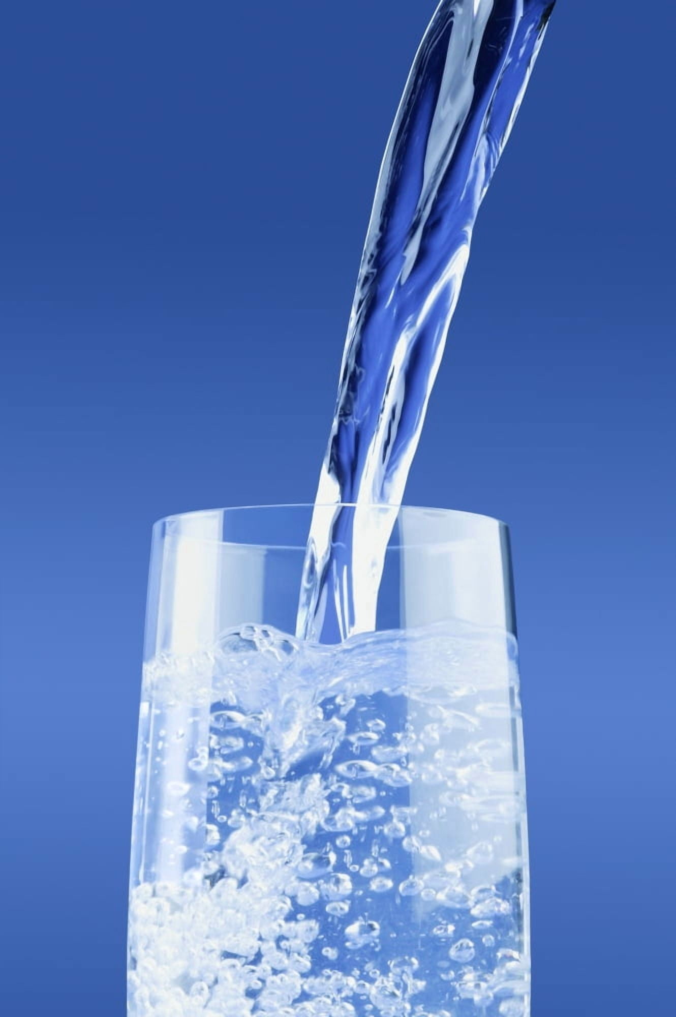 Water Being Poured Into A Glass Canvas Art - Don Hammond Design Pics (22 x 34)