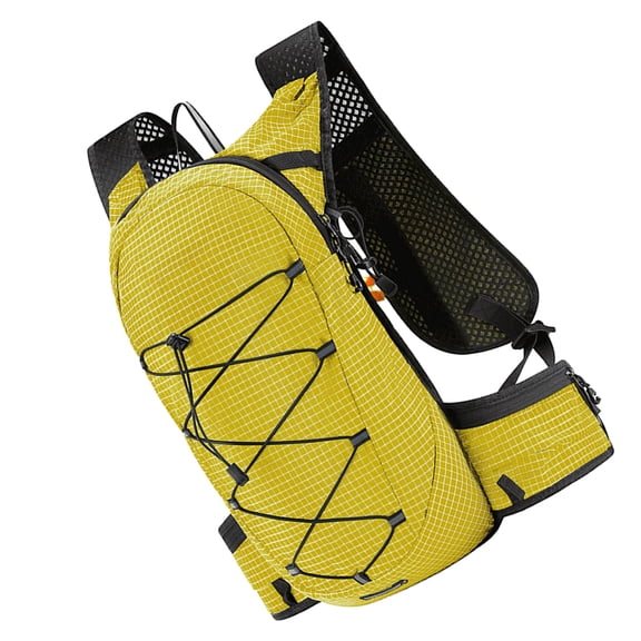 Water Bladder Backpack Cycling Hydration Backpack Lightweight Breathable PU Material, Reflective Strips, Whistle, Survival Kit, Water Bladder Pack for Riding, Hiking, Camping