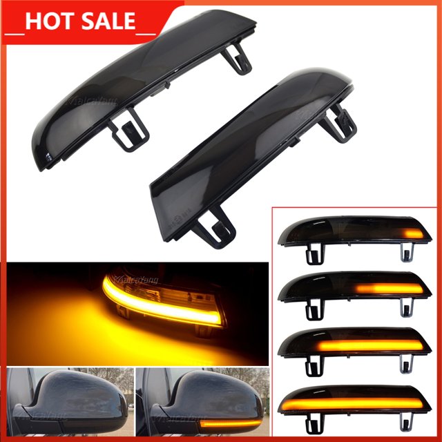 Water Blink Dynamic Flowing Side Mirror LED Turn Signal Light For VW