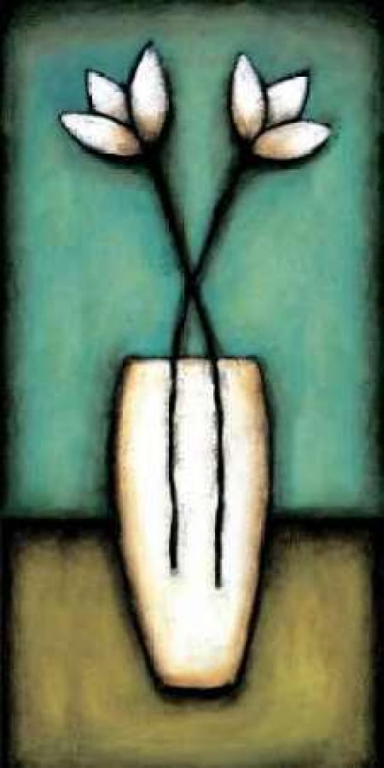 Water Blossoms I Canvas Art - Eve (24 x 48)