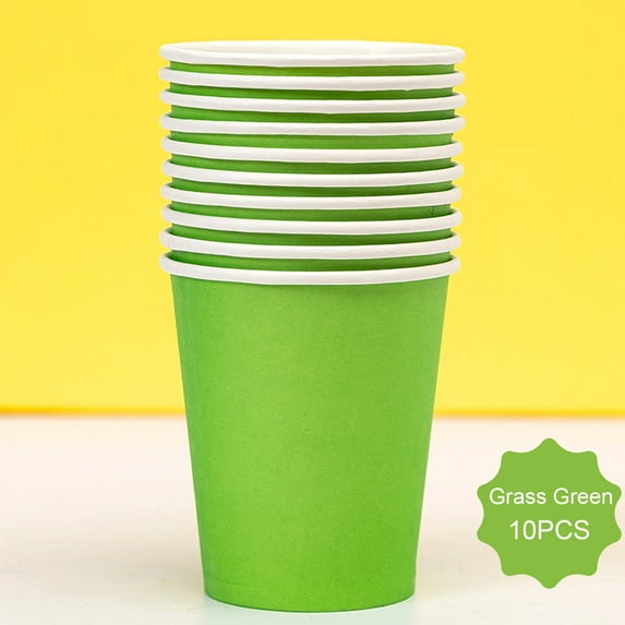 Coffee Cup,Stainless Steel Water Bottle,10 Pieces 9 Ounce Disposable Paper Cups Party Cups Drinking Cups For Party DIY And Holiday 15Colors