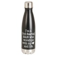 thumbnail image 1 of Dicksons God Fearing Man Worship Black 17 ounce Stainless Steel Screw Top Lid Sports Water Bottle, 1 of 3