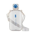 thumbnail image 1 of Water Bottle 24oz Flat Slim Purse Travel Flask 1 Pack Insulated Tumbler, Tight Leak Seal Kitchen Gadget, Beverage Container for Handbag Pocket Outdoor Sports Liquid Storage, 1 of 7