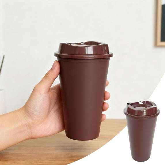 Water Bottle 475ml Reusable Plastic Tumblers with Lids Large Color Changing Cups for Adults Women | Tall Iced Cold Drinking Cute Tumbler Cup