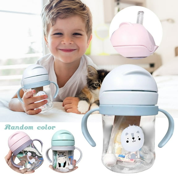 Water Bottle,Baby Feeding Cup With Children Learn Feeding Drinking Baby Water Bottle Kids Training Cup